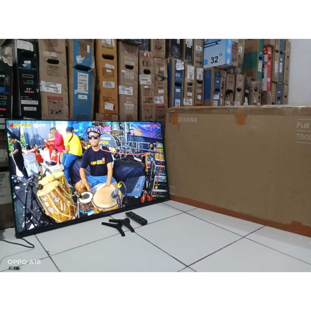 TV LED SAMSUNG DIGITAL 43 INC SIAP PAKAI KONDISI BEKAS MASIH SEGEL FRAMELESS (6451)