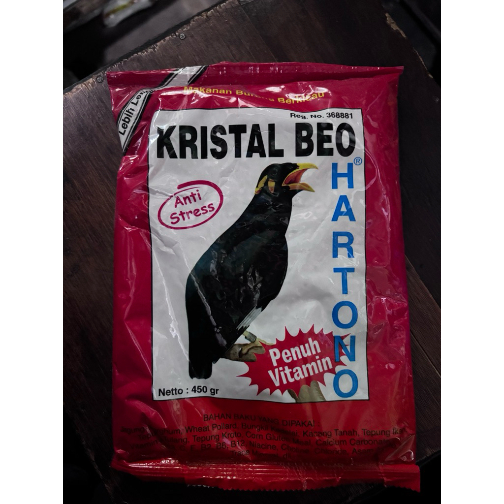 Pakan Burung Beo - Kristal Beo
