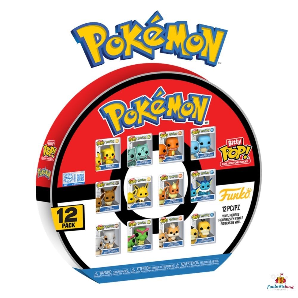 Funko Bitty POP Games - Pokemon Collector 12 Pack
