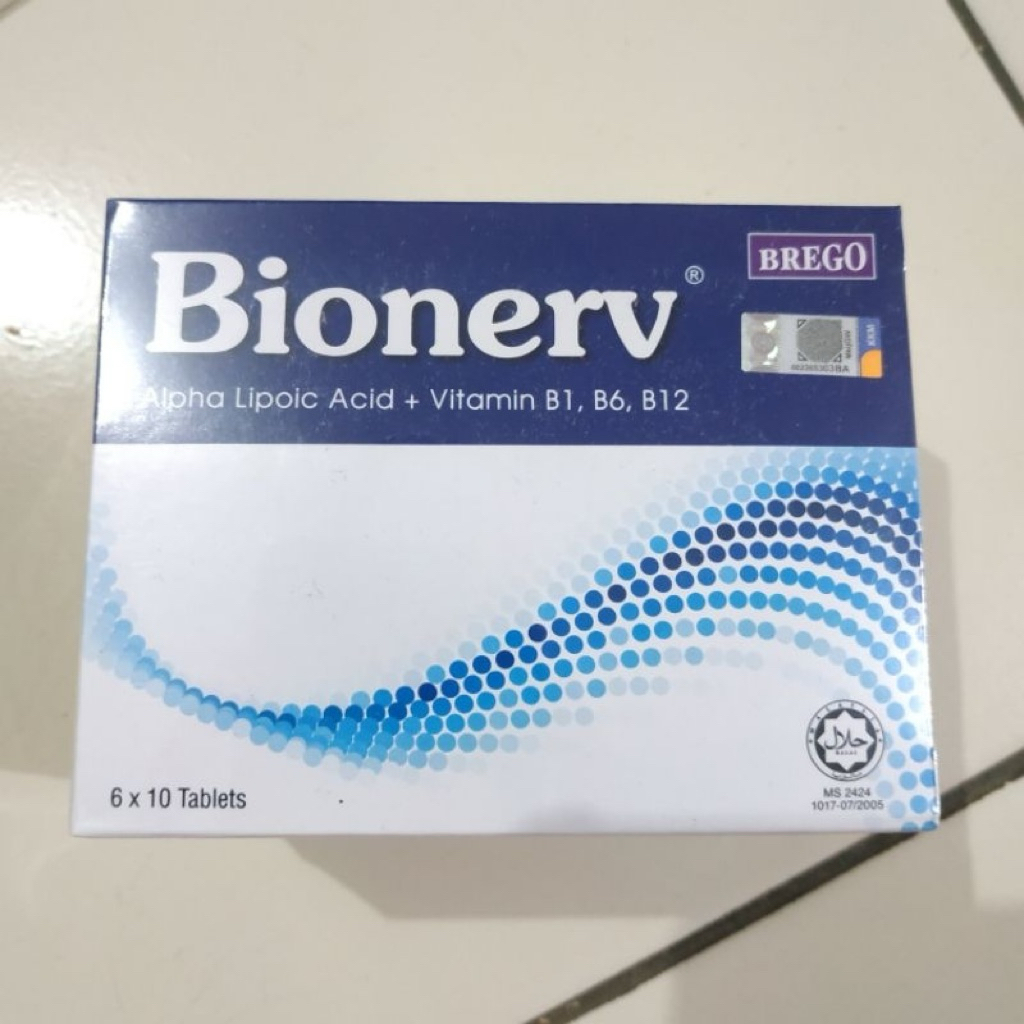 BIONERV - Vitamin B1, B6 & B12 - Ready Stock - Original