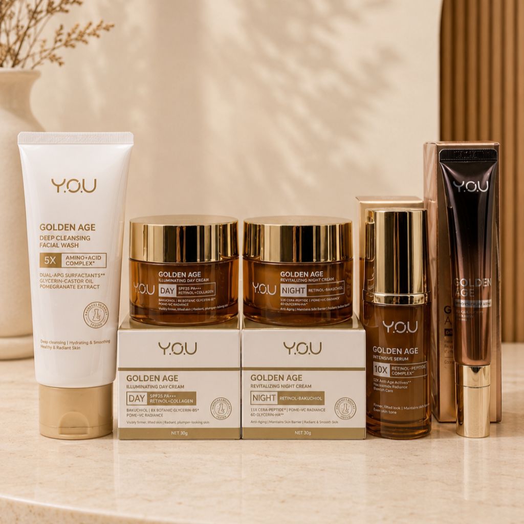 Y.O.U Golden Age Paket Skincare Mengatasi Penuaan Dini