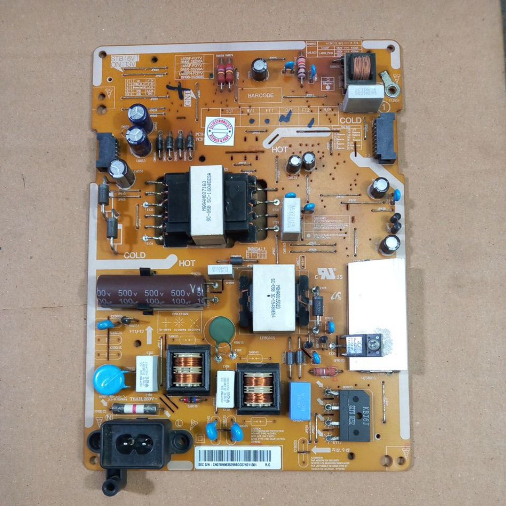 PSU POWERSUPPLY REGULATOR SAMSUNG UA43J5100APXD 43J5100