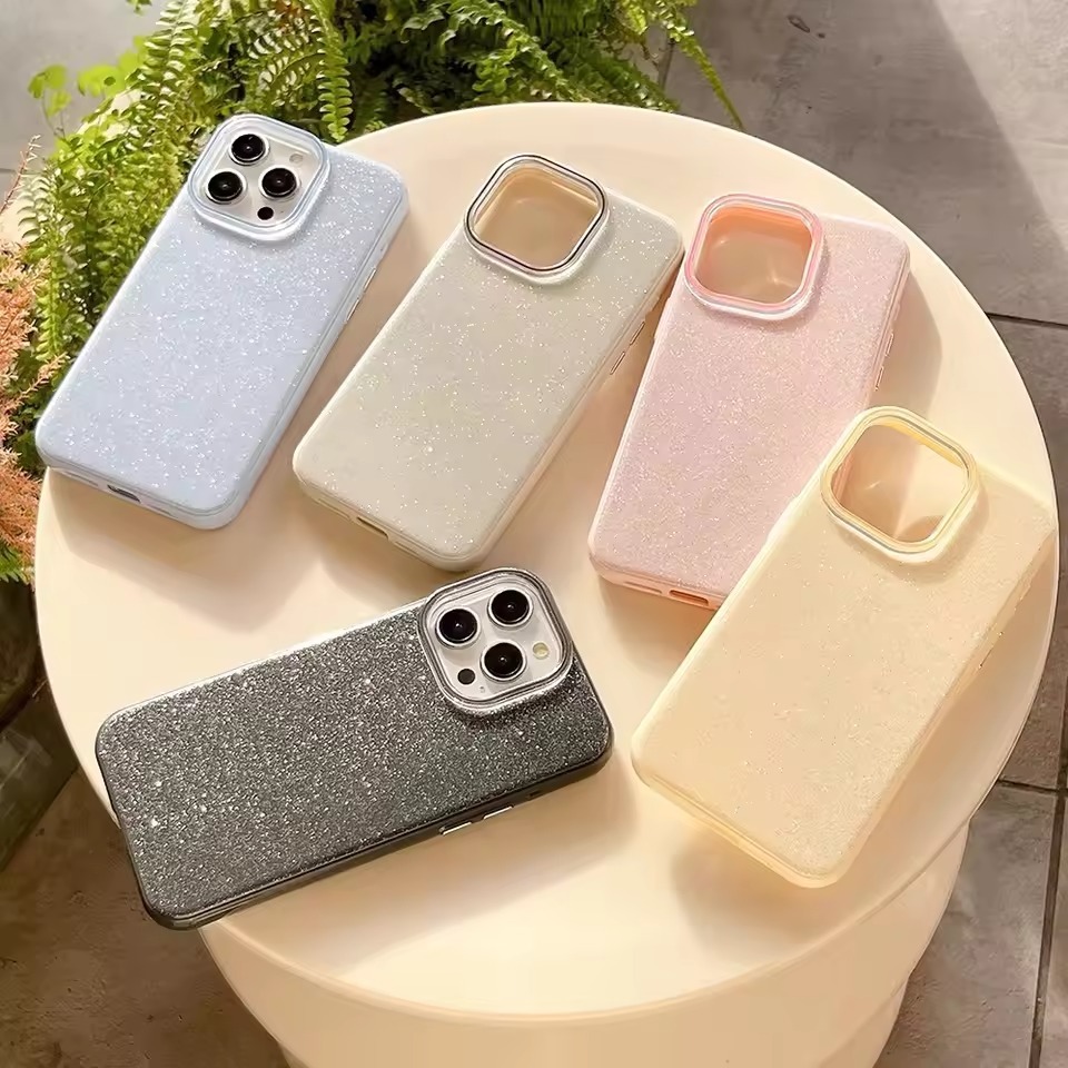 Case Glitter Hybrid Soft-Hard (Anti-Crack Premium) Untuk Handphone Samsung Galaxy A02 A03 A03S A05 A