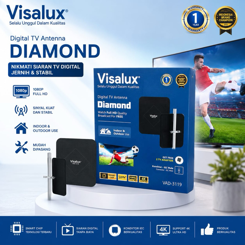ANTENA TV DIGITAL VISALUX Diamond