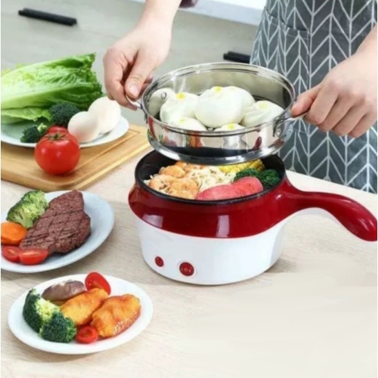 Q2 Panci Listrik 8518 / Panci Listrik Portable / Panci Listrik Serbaguna