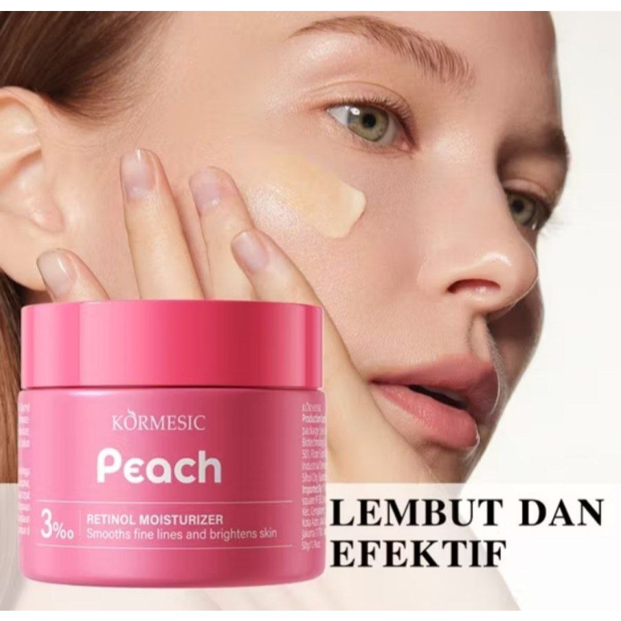 Kormesic Peach Youth Cream BPOM/ Peach Retinol Moisturizer 50gr ip
