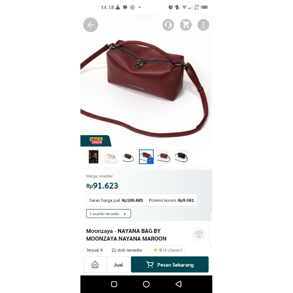 MOONZAYA - NaYANA BAG BY MOONZAYA BLACK
