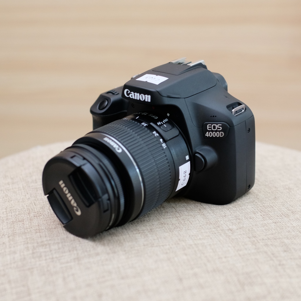 CANON EOS 4000D 95% SEPERTI BARU KAMERA DSLR SEECOND KONDISI SEPERTI BARU ATAU LIKE NEW SIAP PAKAI