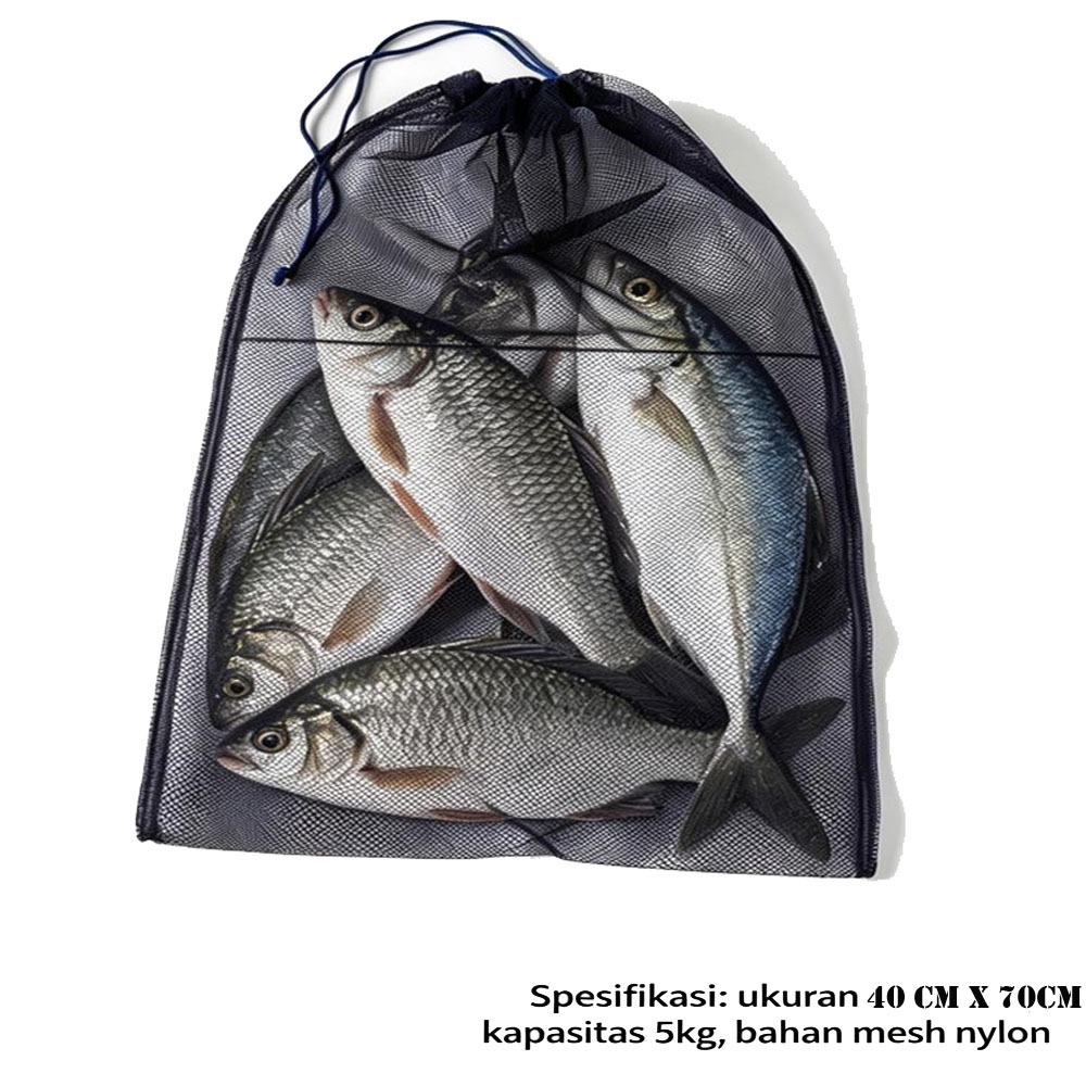 KORANG IKAN 70CM | KOJA IKAN JARING MESH  KORANG PANCING | BUBU IKAN | KERAMBA IKAN | WADAH IKAN | I