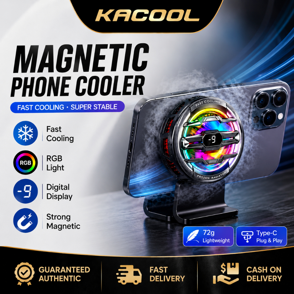 kacool Pendingin gaming, pendingin ponsel  hp Gamepad Gaming Cooler Pendingin Handphone Fan Holder
