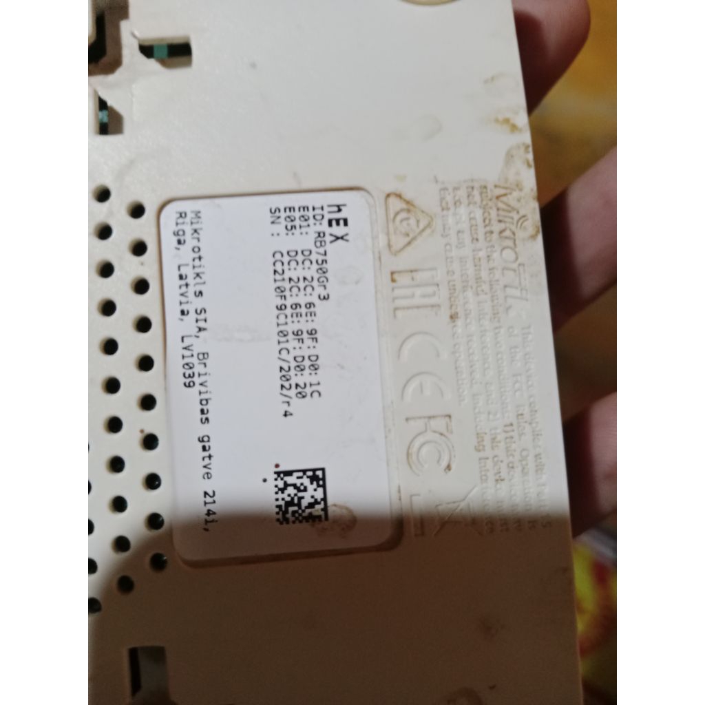 Mikrotik Rb750Gr3 Bekas Masih Normal