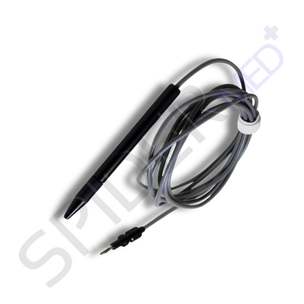 Monopolar Handpiece Electrosurgical Reusable Pencil Cautery ESU Pensil Dengan Kabel SIlikon Autoclav