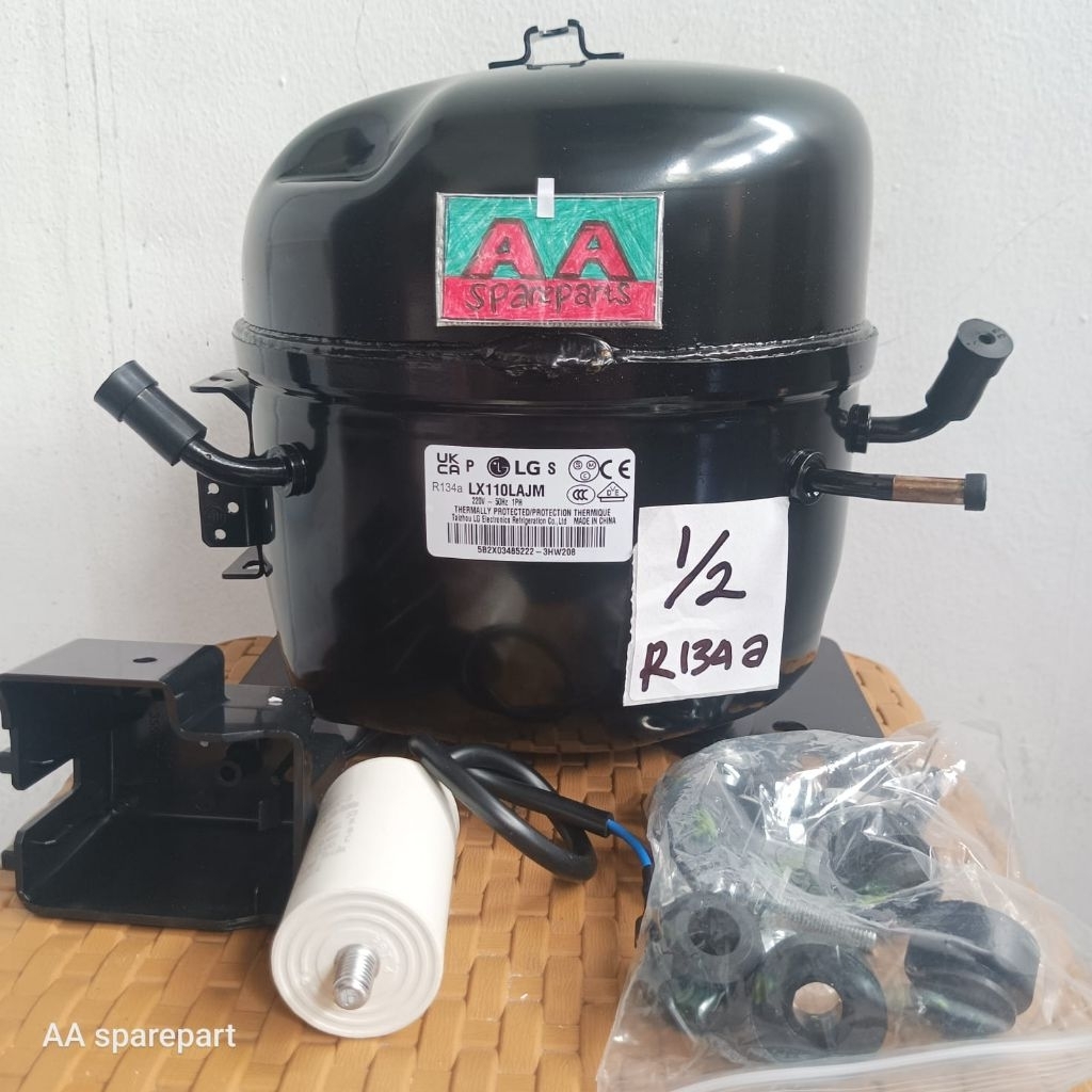 Compresor kulkas LG freezer box ukuran 1/2 tipe LX110 R134a