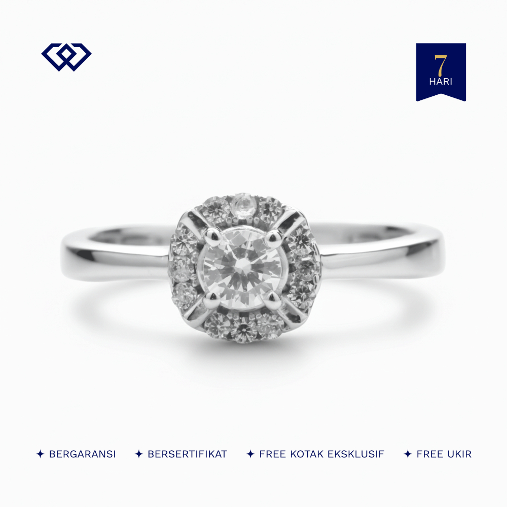 Winata Jewelry Cincin Cewek Tunangan Lamaran Perak