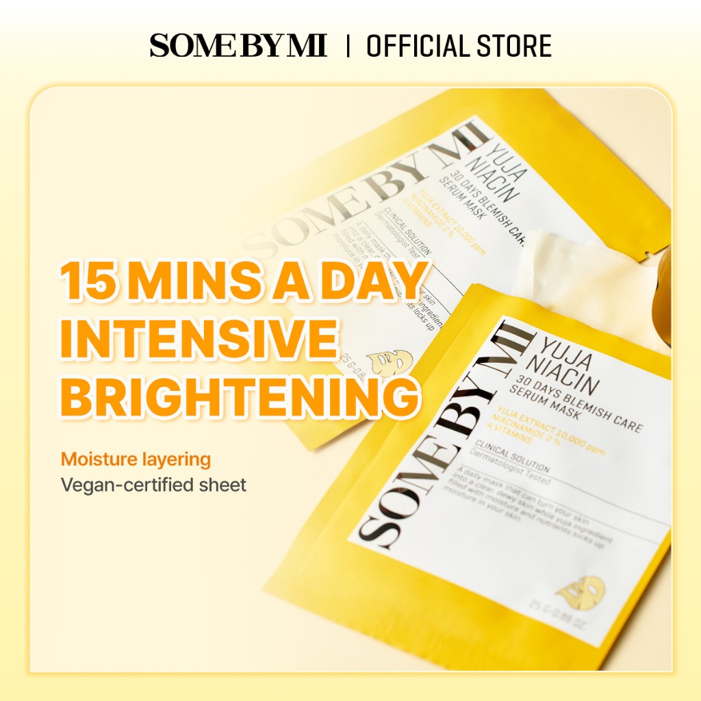 SOME BY MI YUJA NIACIN 30 DAYS BLEMISH CARE SERUM MASK [25g]