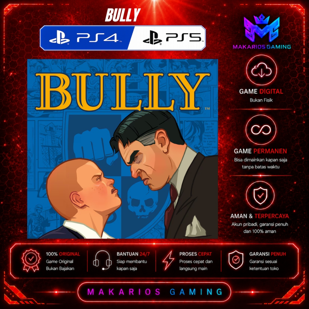 Bully, For Playstation PS4 & PS5