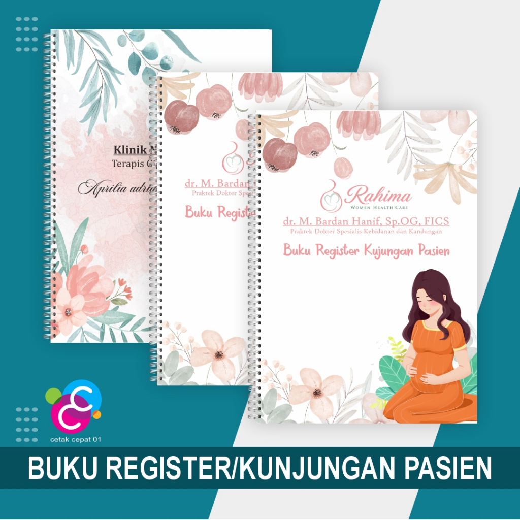 CUSTOM BUKU REGISTER (BUKU KUNJUNGAN PASIEN)