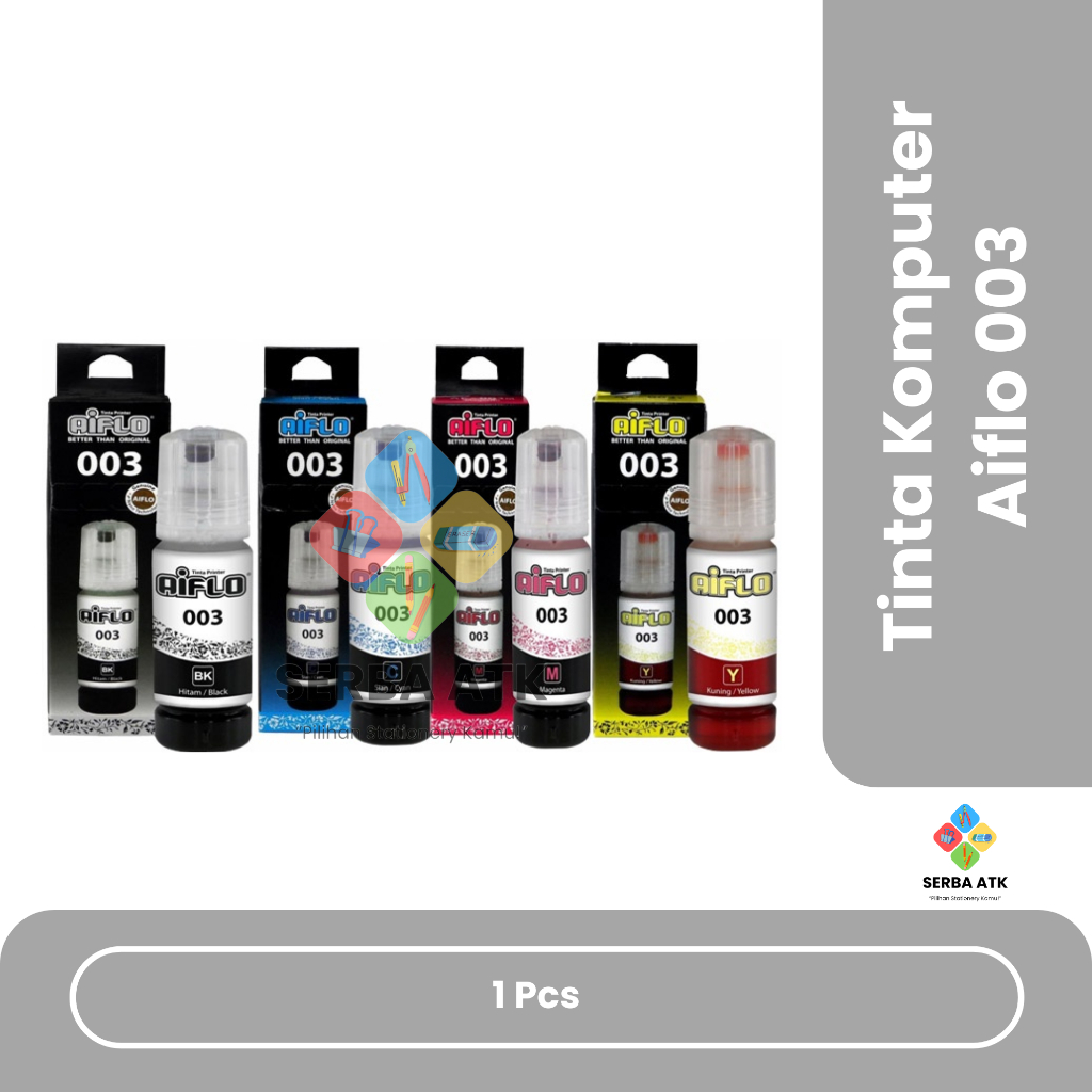 [1 Pcs] Tinta komputer Aiflo 003 70ml