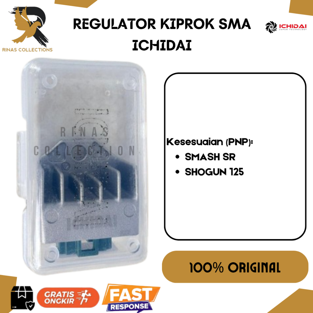 ICHIDAI REGULATOR KIPROK SMA ORIGINAL 100% SMASH LAMA,R,NEW SHOGUN 10 SHOGUN 125 SPIN SATRIA FU