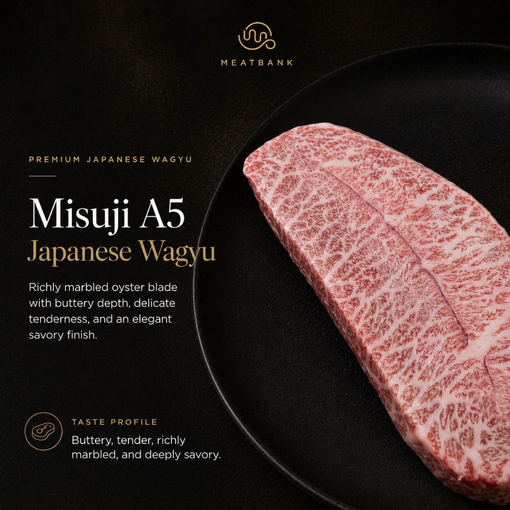 MEATBANK KOBE MISUJI  A5 STEAK Wagyu Japan Beef Daging Sapi Steak
