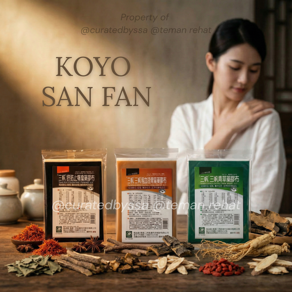 [READY STOCK] Koyo San Fan Taiwan ORIGINAL 100% saraf terjepit melancarkan aliran darah