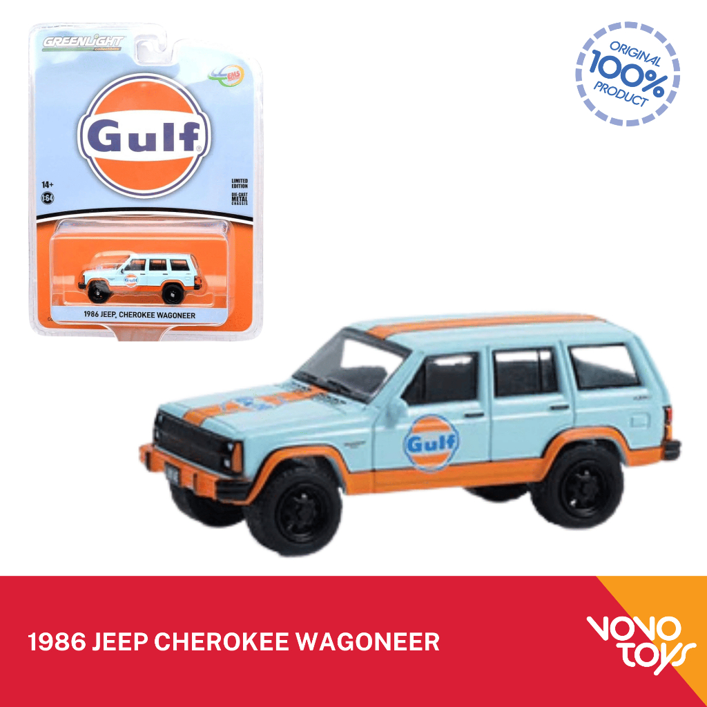 Greenlight 1/64 1986 Jeep Cherokee Wagoneer