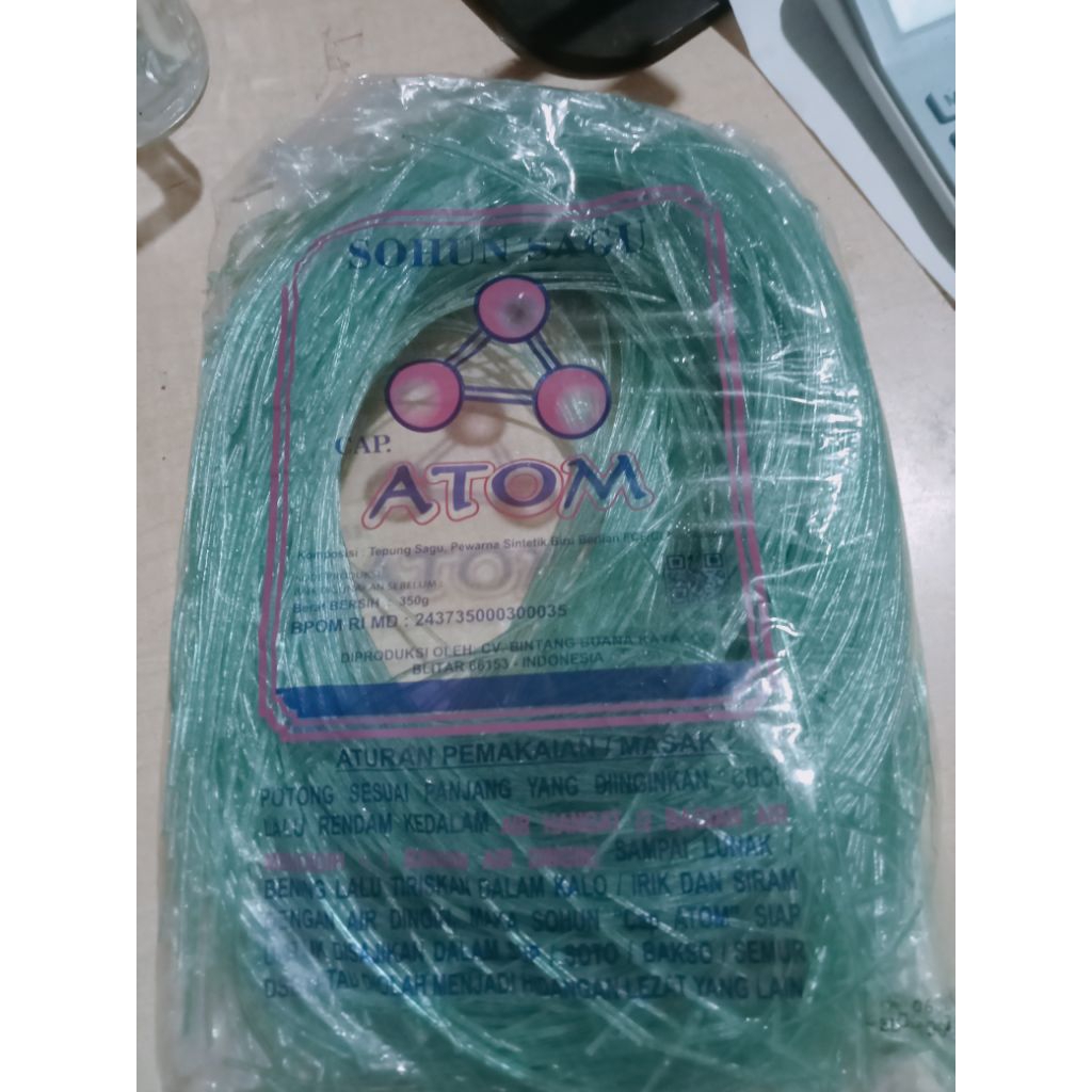Mie Sohun Sagu Cap Atom 350gram