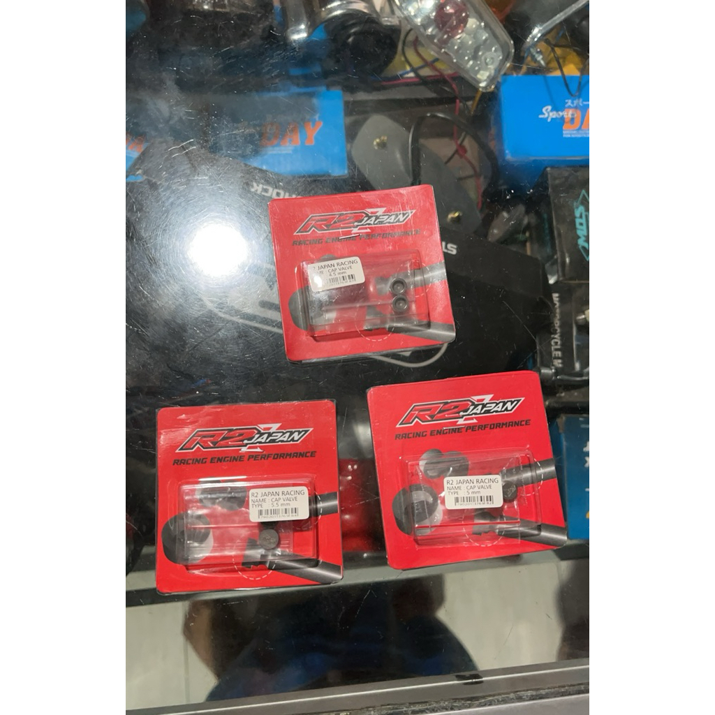 TOPI KLEP SIM KLEP BATANG 5,5 MM 5MM 4,5 MM R2JAPAN RACING SIMER RETAINER CAP VALVE