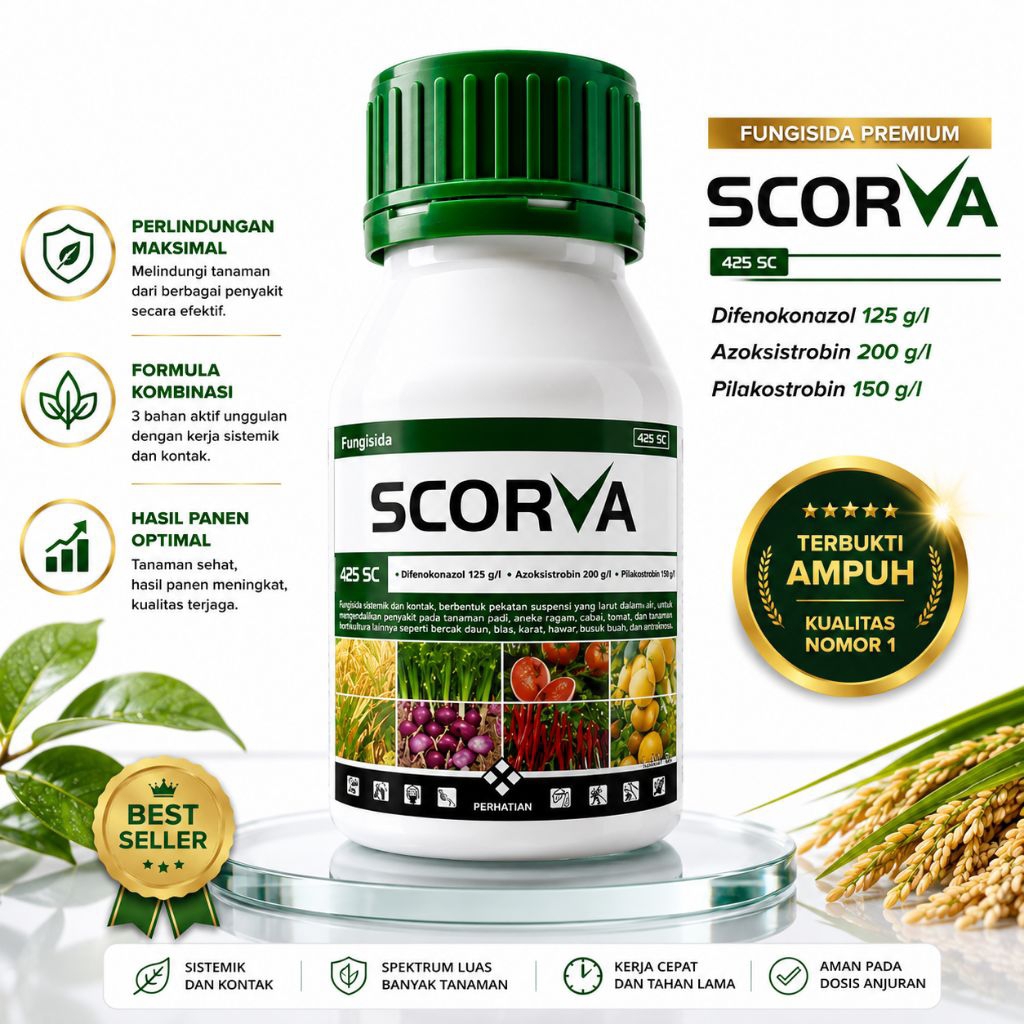 SCORVA 425 SC – Fungisida kontak & sistemik