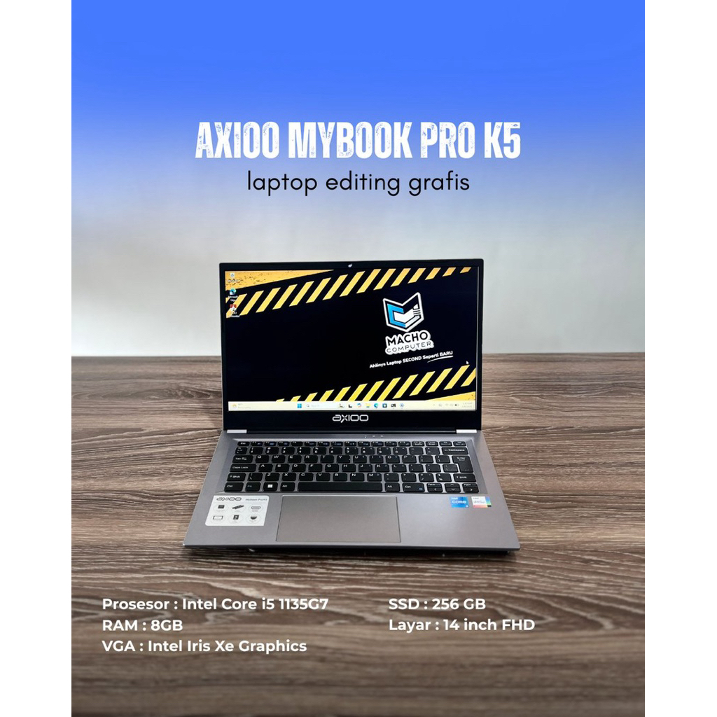 Axioo Mybook Pro K5 intel core i5 1135G7