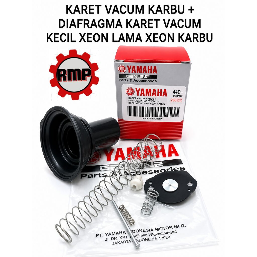 KARET VAKUM KARBU+DIAFRAGMA KARET VAKUM KECIL XEON LAMA XEON KARBU