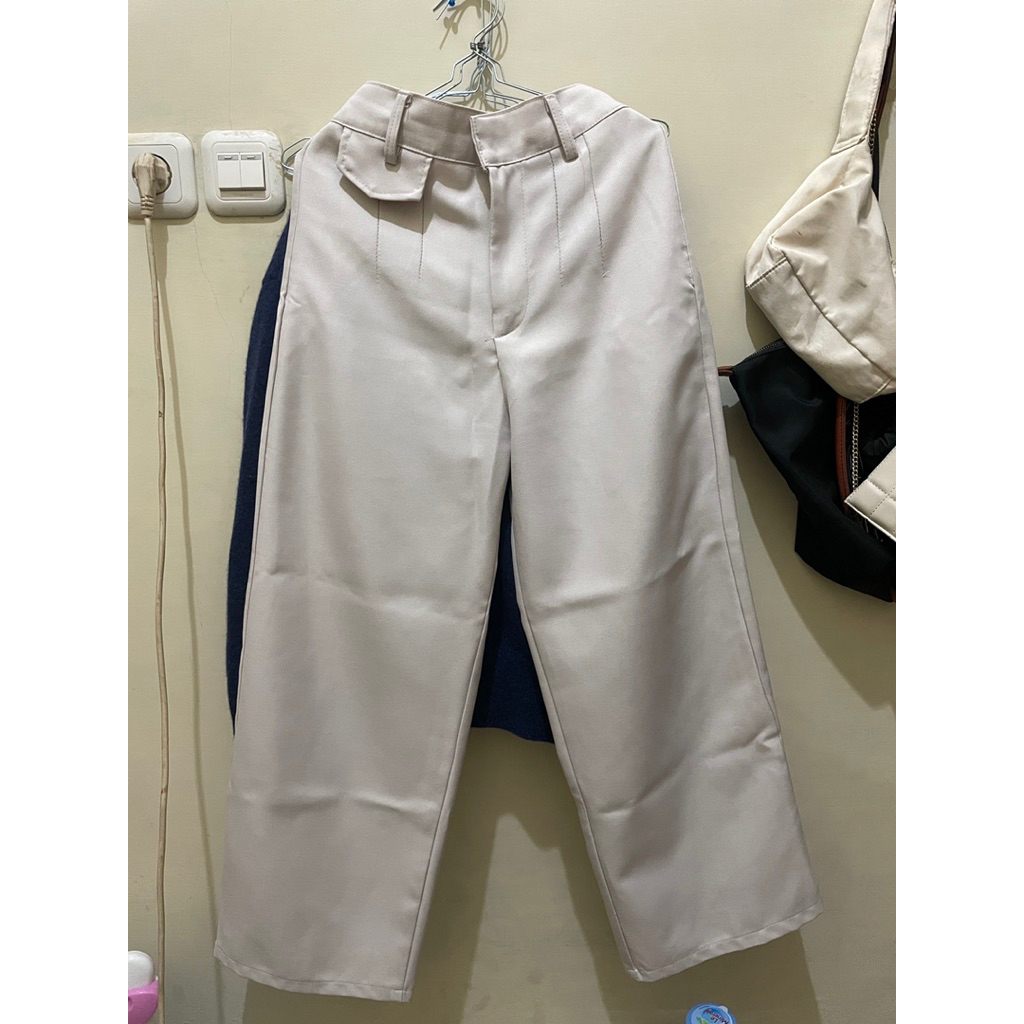 preloved celana cream oro pants*
