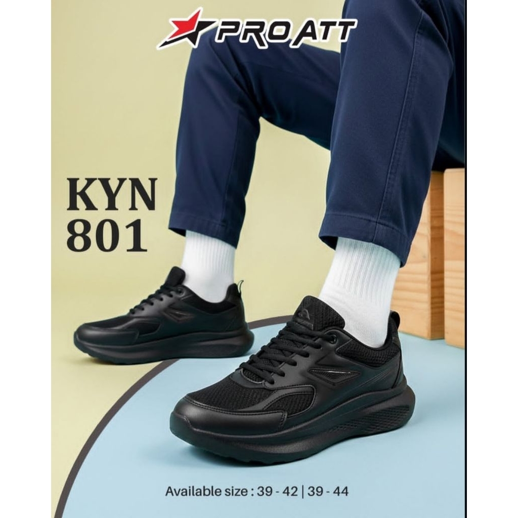 Sepatu Sekolah Pro ATT / Sepatu Pro ATT KYN 801 / Sepatu Sekolah Htam