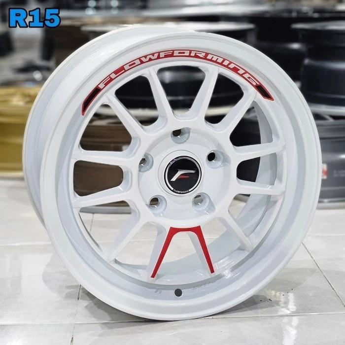 velg racing r15 JF BUZZ FLOW FORMING LEBAR 7 ET 38 velg mobil ring 15 ertiga grandmax brv kuda wrv x