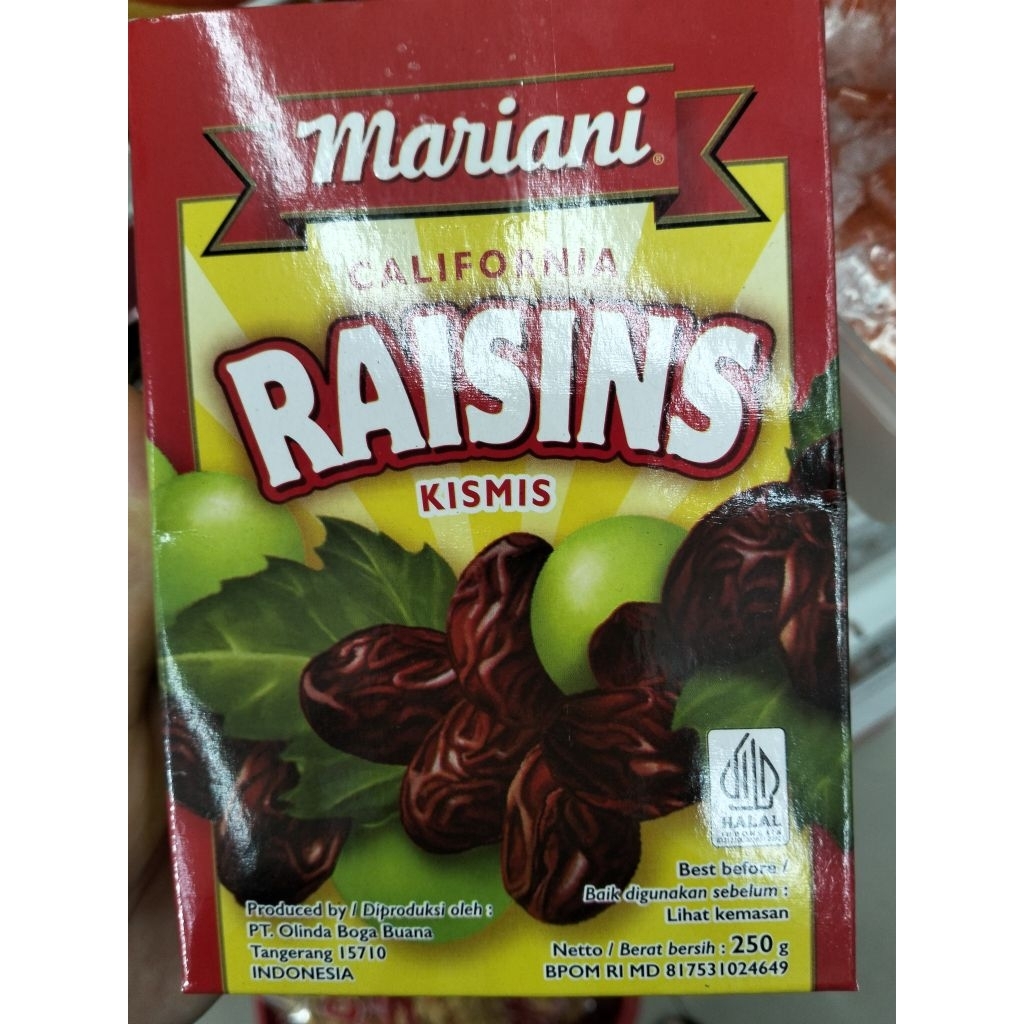 Mariani Kismis California Raisins