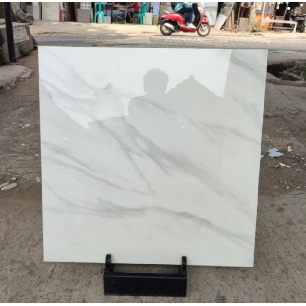 Granite Grigio Carrara 80x80 Lantai | Glazed polishead