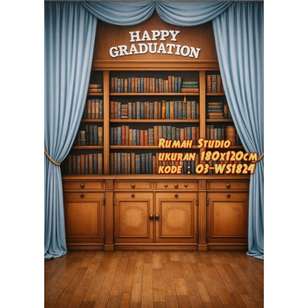 Backdrop Studio Foto Graduation