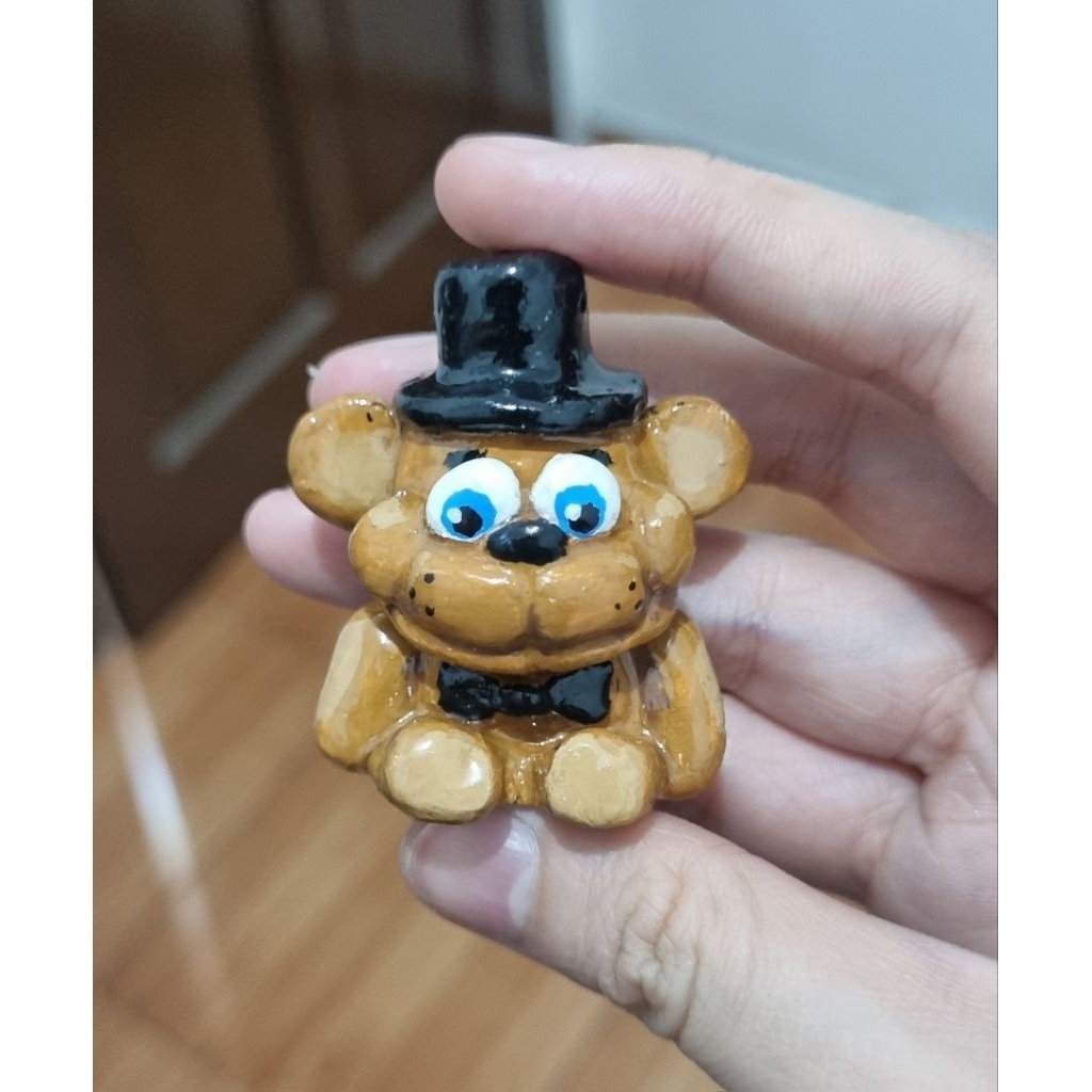 Clay figure FNAF Freddy handmade