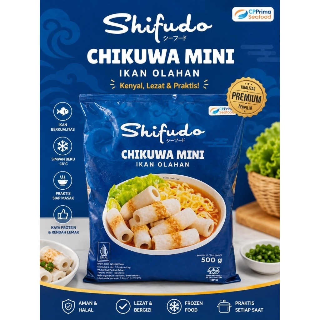 Shifudo Chikuwa Mini 500gr | Chikuwa Mini | Chikuwa | Shifudo
