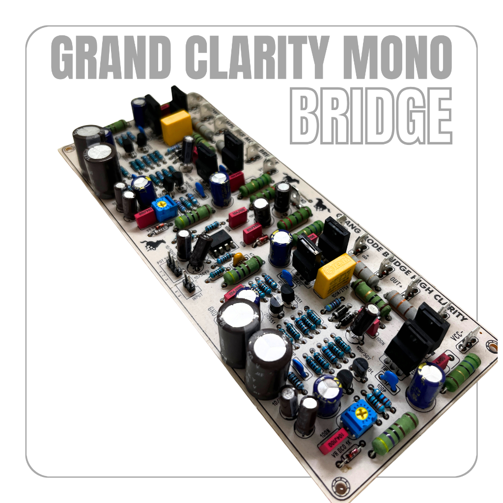 Kit Driver Power Amplifier Grand Bridge BTL Original Bonus Soket 35 Audio Malang High Clarity KIT-00