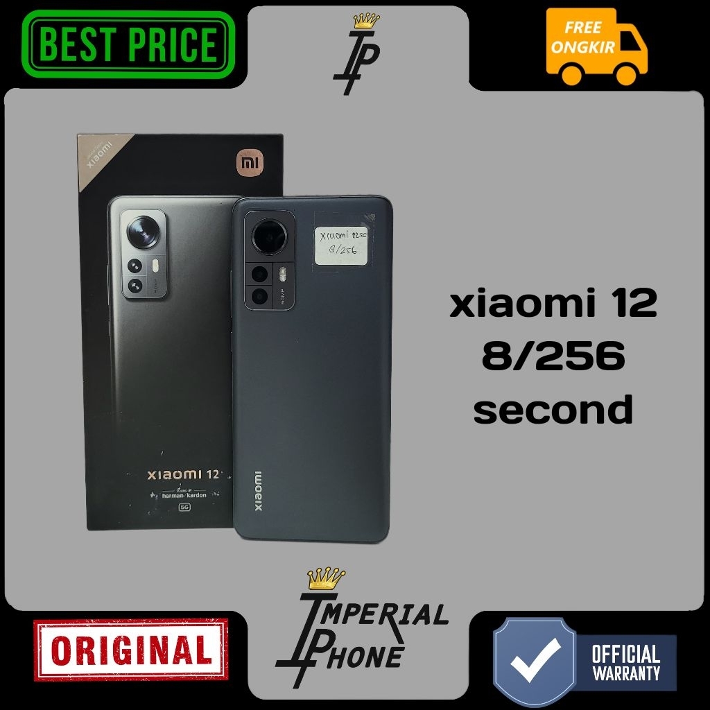 xiaomi 12 8/256 second