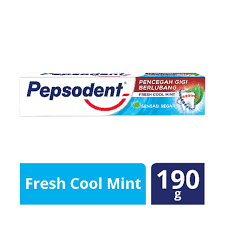 PEPSODENT TOOTH PASTE JUMBO FRESH COOL 190gr - FREE Bumbu Kacang