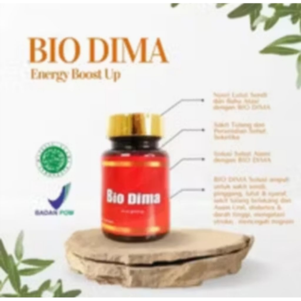 BIO DIMA Obat Bio Dima Original | Bio Dima Asli Pil Ajaib Bersinergy Obat Nyeri Tulang & Sendi Ampuh