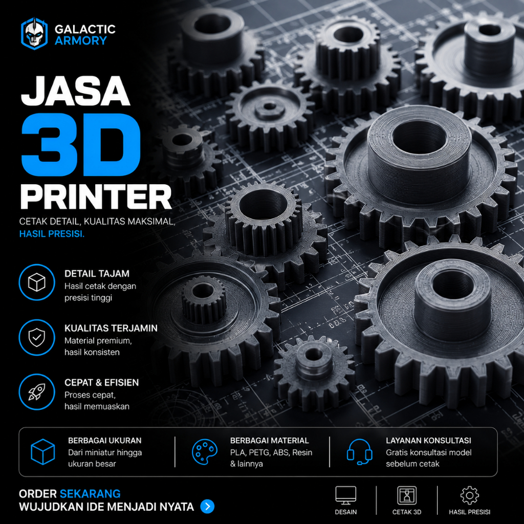[3D Printing] Jasa 3D Printer |  Print 3D Custom | Cetak 3D Action Figure | 3D Model