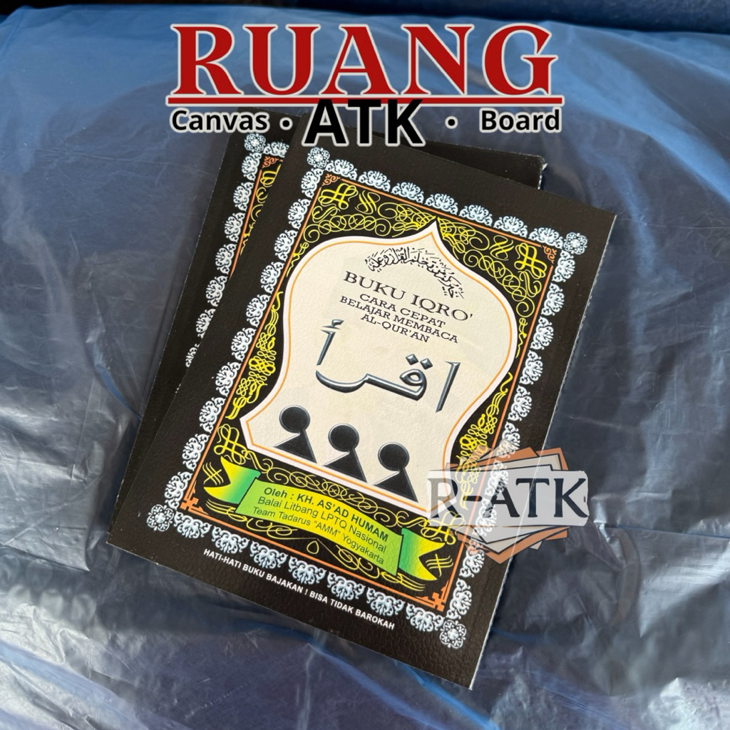 BUKU BACAAN IQRO BESAR JILID 1-6 / Buku Belajar Mengaji