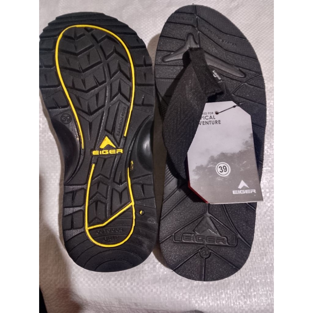 SANDAL JEPIT ADVENTURE KINKAJAOU KLASIK HIJAU STABILO PRIA DAN WANITA BISA COD"AN