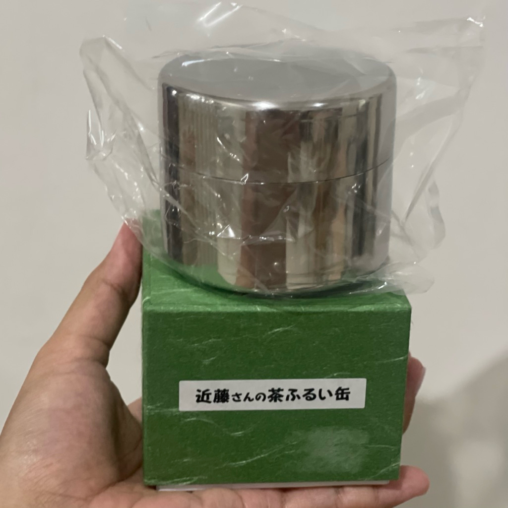 [READY] Kondo Matcha Sieve / one hand Matcha Sifter / Saringan matcha + canister ORIGINAL Japan