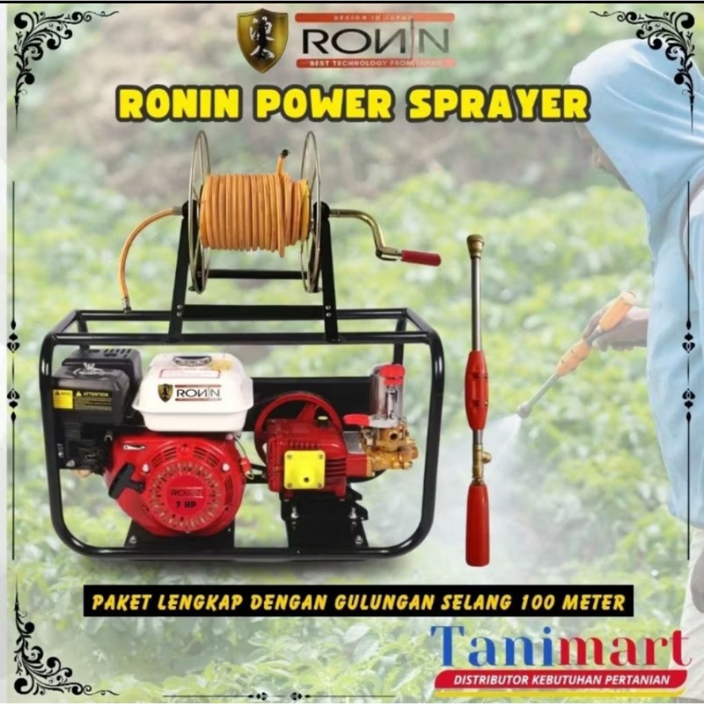 paket komplit Power Sprayer ps 30/ power sprayer RONIN CS 30/Mesin semprot tanaman/Mesin cuci motor