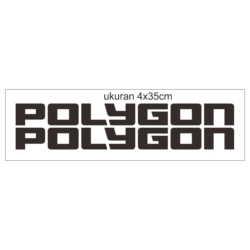 sticker cutting polygon