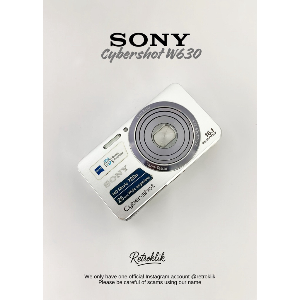 Kamera Digicam Sony Cybershot W630